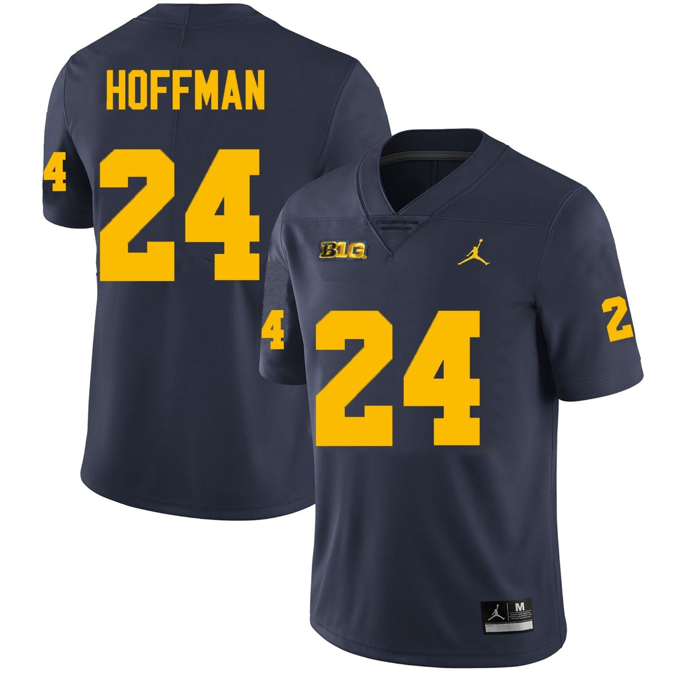 Men’s  #24 Jalen Hoffman Michigan Wolverines Football Jersey