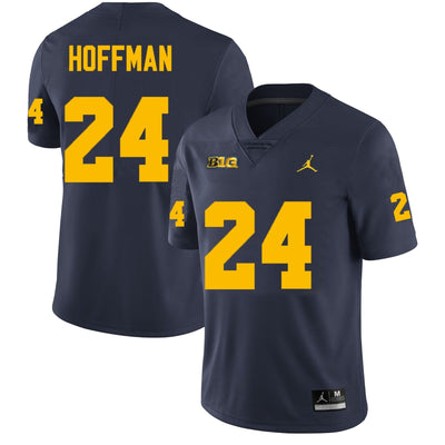 Men’s  #24 Jalen Hoffman Michigan Wolverines Football Jersey