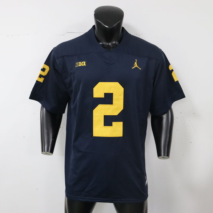 Men’s Michigan Wolverines #2 Blake Corum Alumni Football Jersey