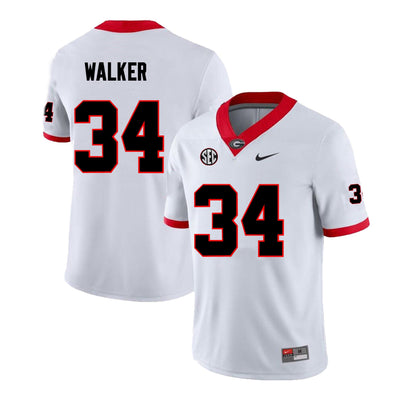 Men's  #34 Herschel Walker Georgia Bulldogs College Football Jersey