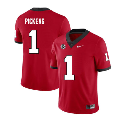 Men's #1 George Pickens Georgia Bulldogs Football Jersey