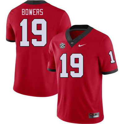 Men's #19 Brock Bowers Georgia Bulldogs College Football Jersey