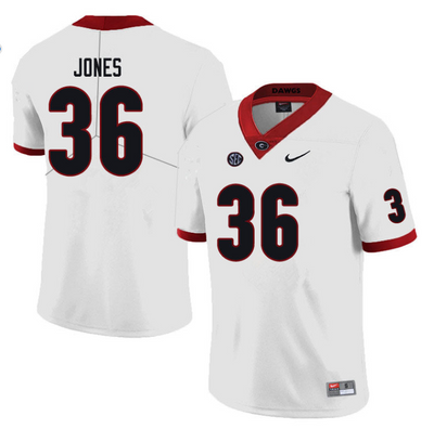 Men's #25 Steven Peterson Georgia Bulldogs College Football Jersey