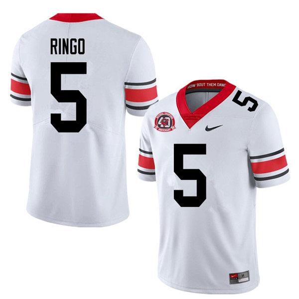 Men's #5 Kelee Ringo Georgia Bulldogs Game College Football Jersey