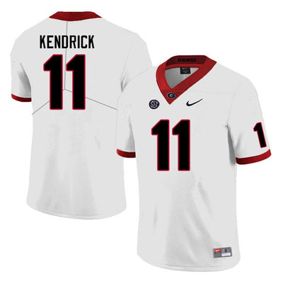Men's #11 Derion Kendrick Georgia Bulldogs Game College Football Jersey