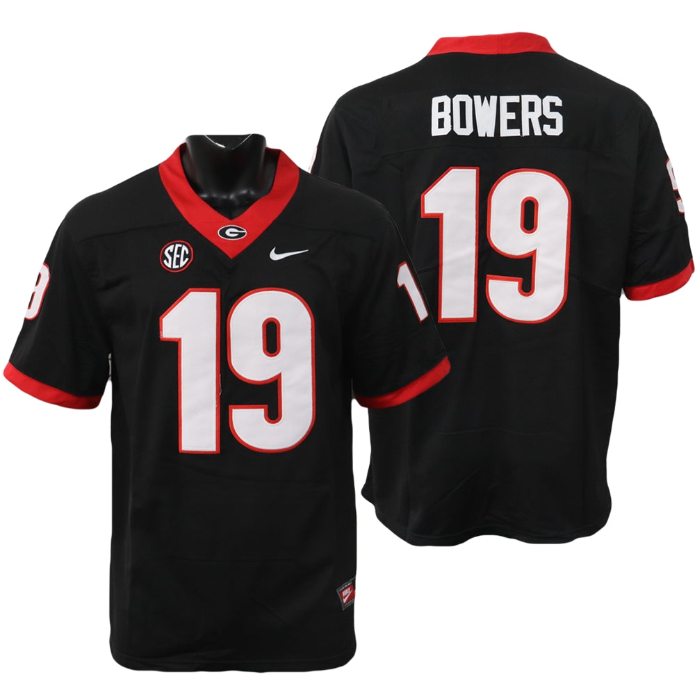 Men's #19 Brock Bowers Georgia Bulldogs College Football Jersey