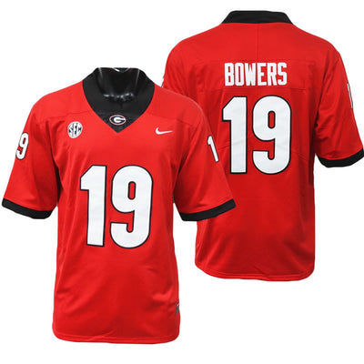 Men's #19 Brock Bowers Georgia Bulldogs College Football Jersey