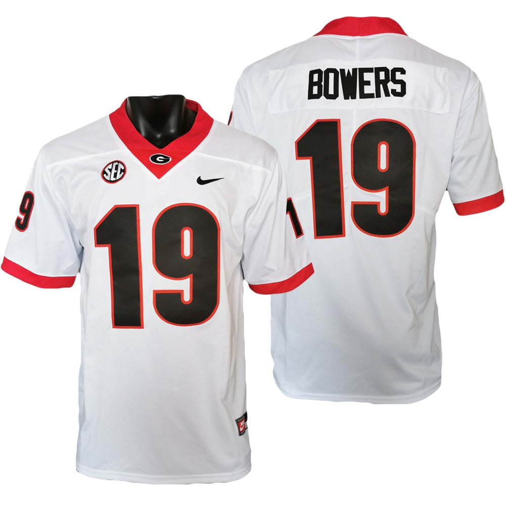 Men's #19 Brock Bowers Georgia Bulldogs College Football Jersey