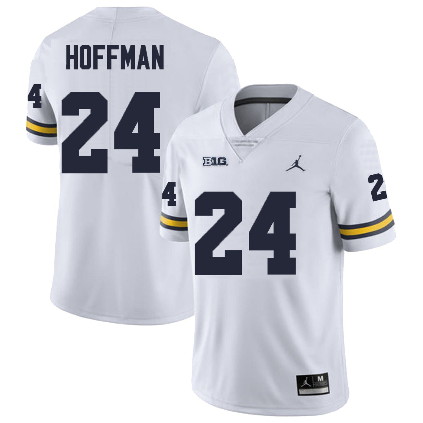 Men’s  #24 Jalen Hoffman Michigan Wolverines Football Jersey