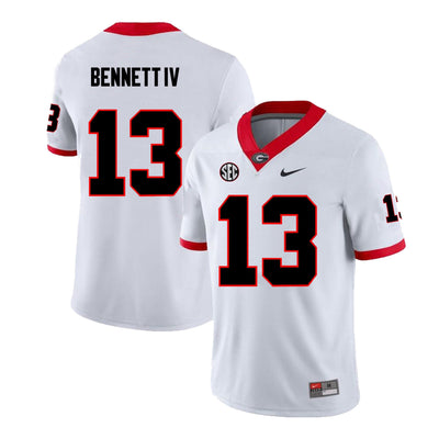 Men’s #13 Stetson Bennett IV Georgia Bulldogs Football Jersey